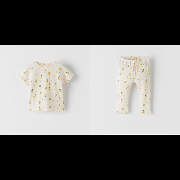 Zara Other - zara lemon ribbed set